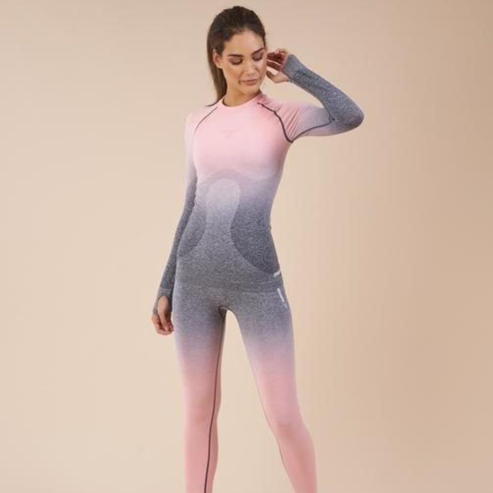 Gymshark Ombre Seamless Long Sleeve Top